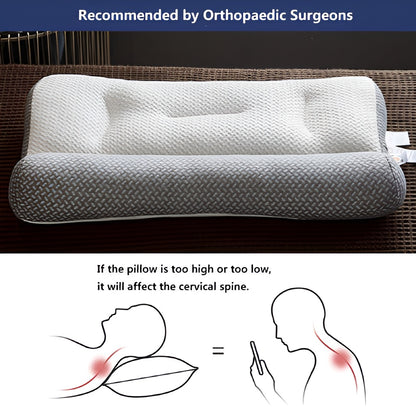 Best Memory Foam Pillow for Neck Pain | Ergonomic Cervical Pillow