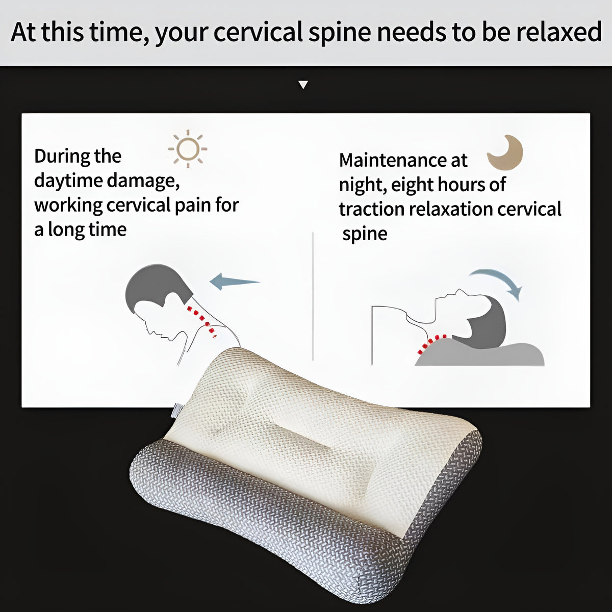 Best Memory Foam Pillow for Neck Pain | Ergonomic Cervical Pillow