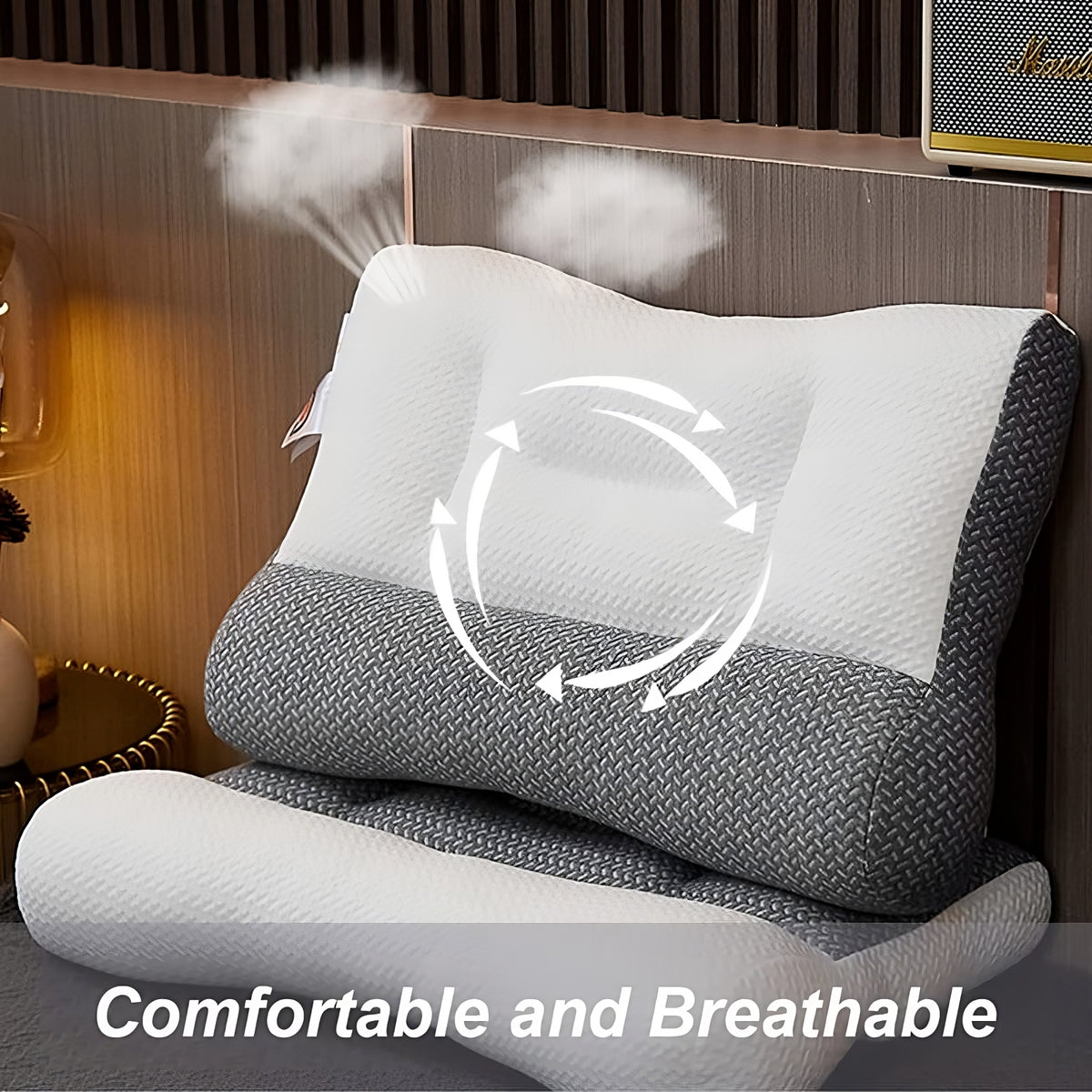 Best Memory Foam Pillow for Neck Pain | Ergonomic Cervical Pillow